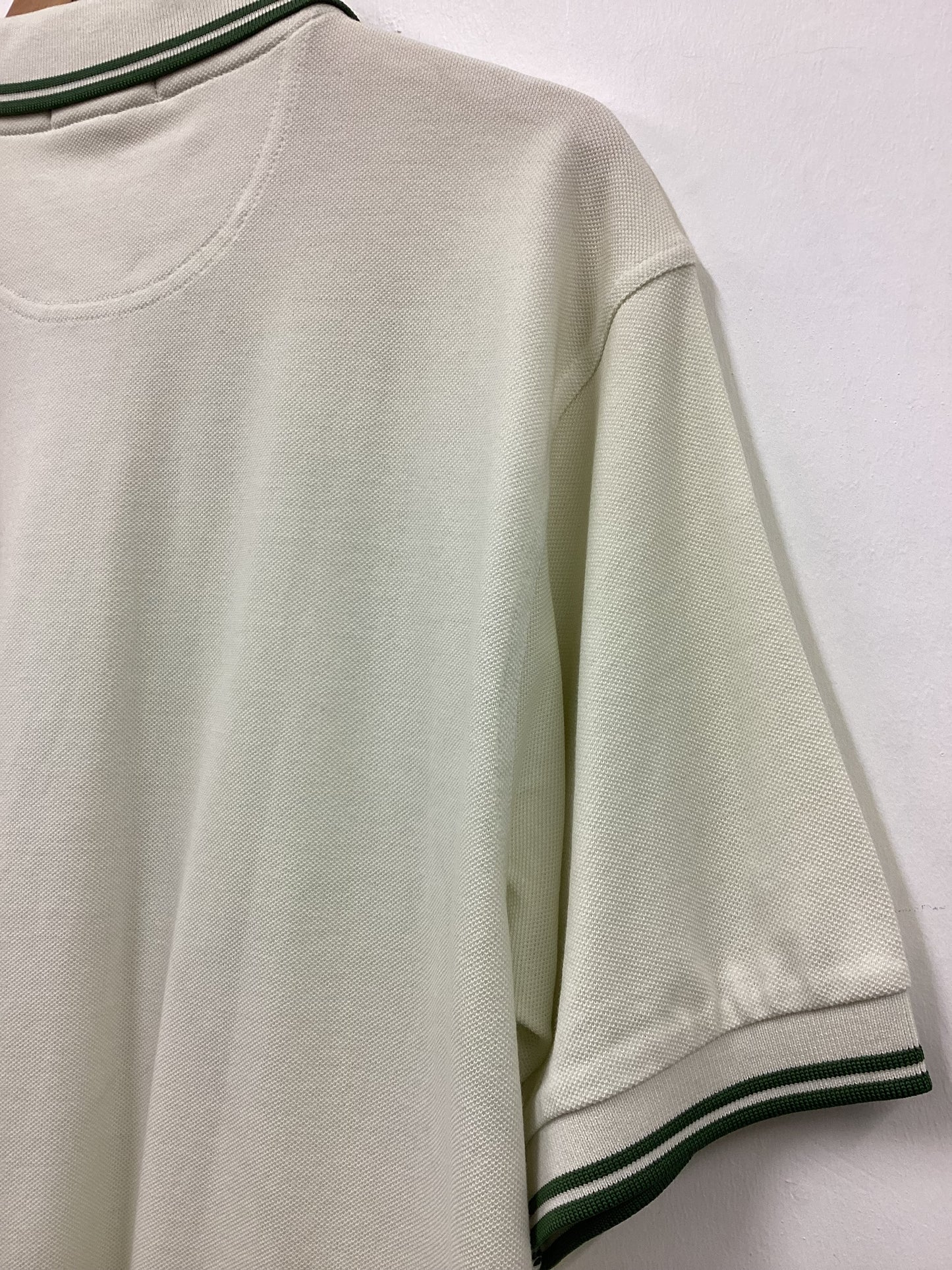 BNWT Fred Perry XL Green Check Polo Shirt