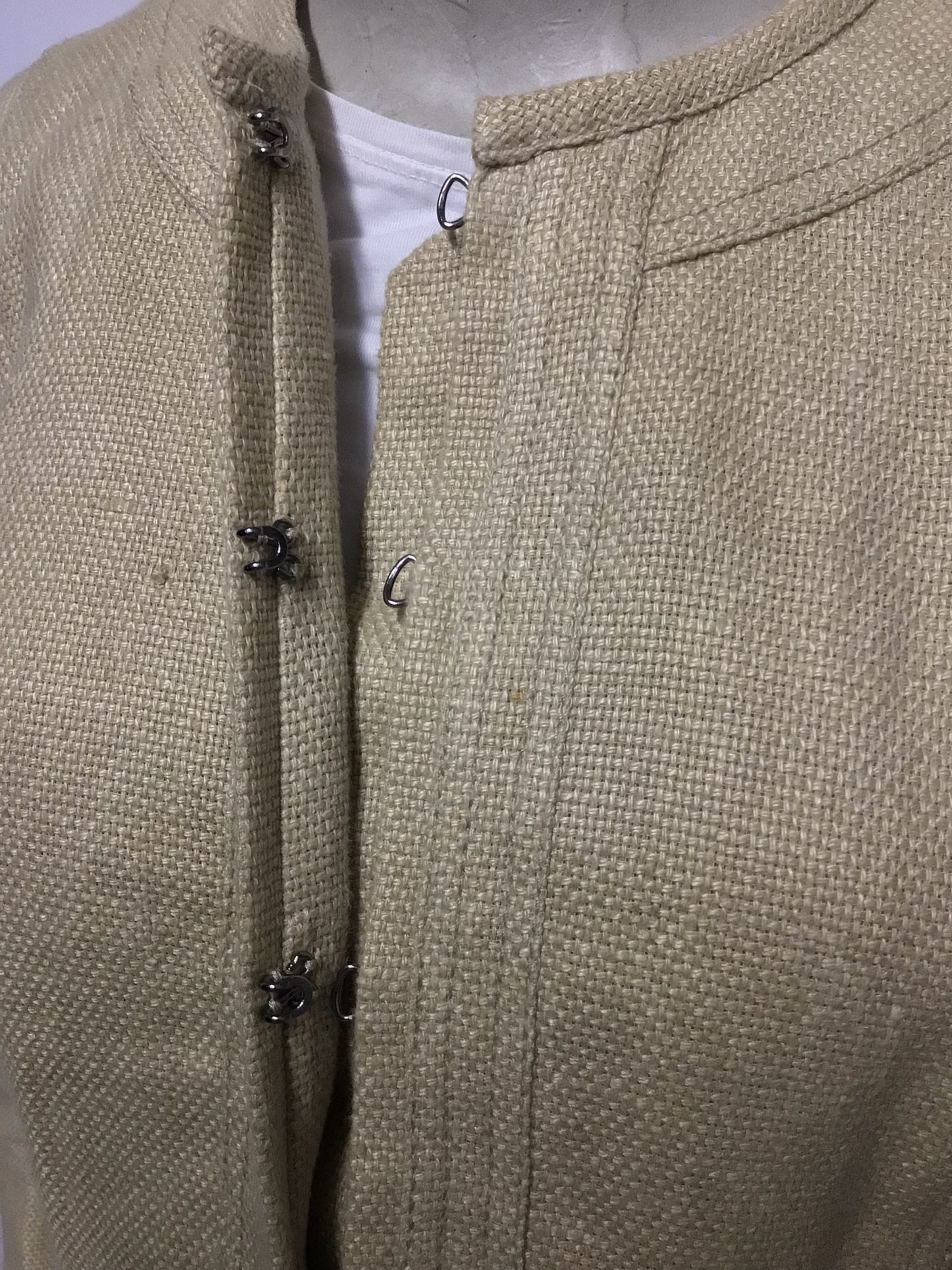 Valentino Roma Beige Linen Jacket 10/42