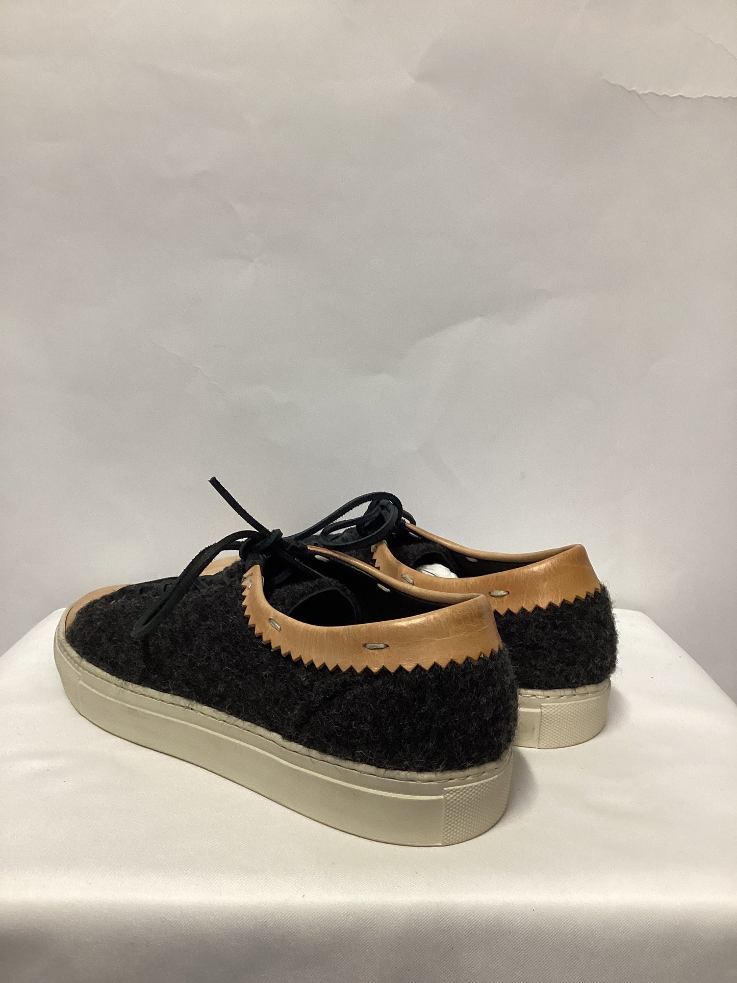 Buttero for Poste Leather and Wool Italian Sneakers 8