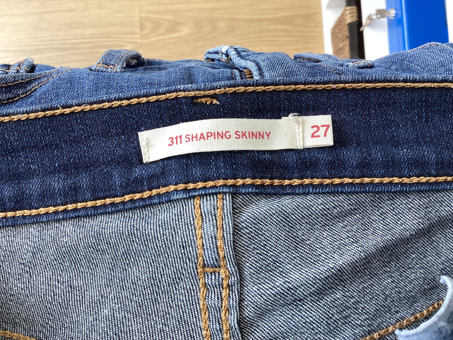 Levi, Dark Wash Denim Jeans, 311 Shaping Skinny, 27'', UK Size 8