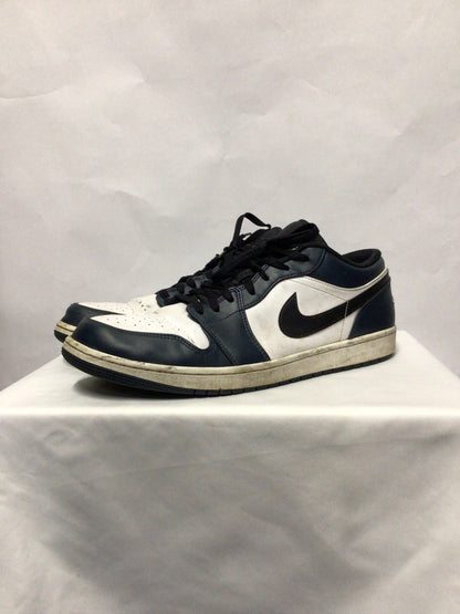 Nike Air Jordan 1 Navy Low Trainers 14