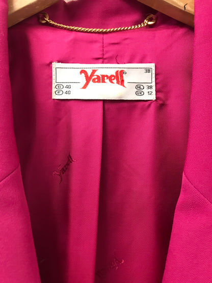 Vintage/Retro Yarell 3 Piece Suit Pink/Navy Size 10/12