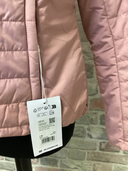 Ladies Pink Helly Hanson Lightweight Puffer Jacket - S