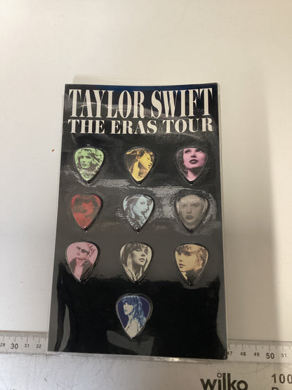 Taylor Swift The Eras tour- Guitar Picks full set of 10