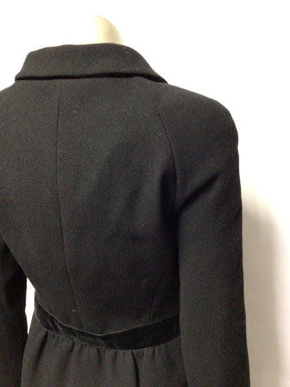 Luisa Spagnoli Black Wool Peplum Jacket 8