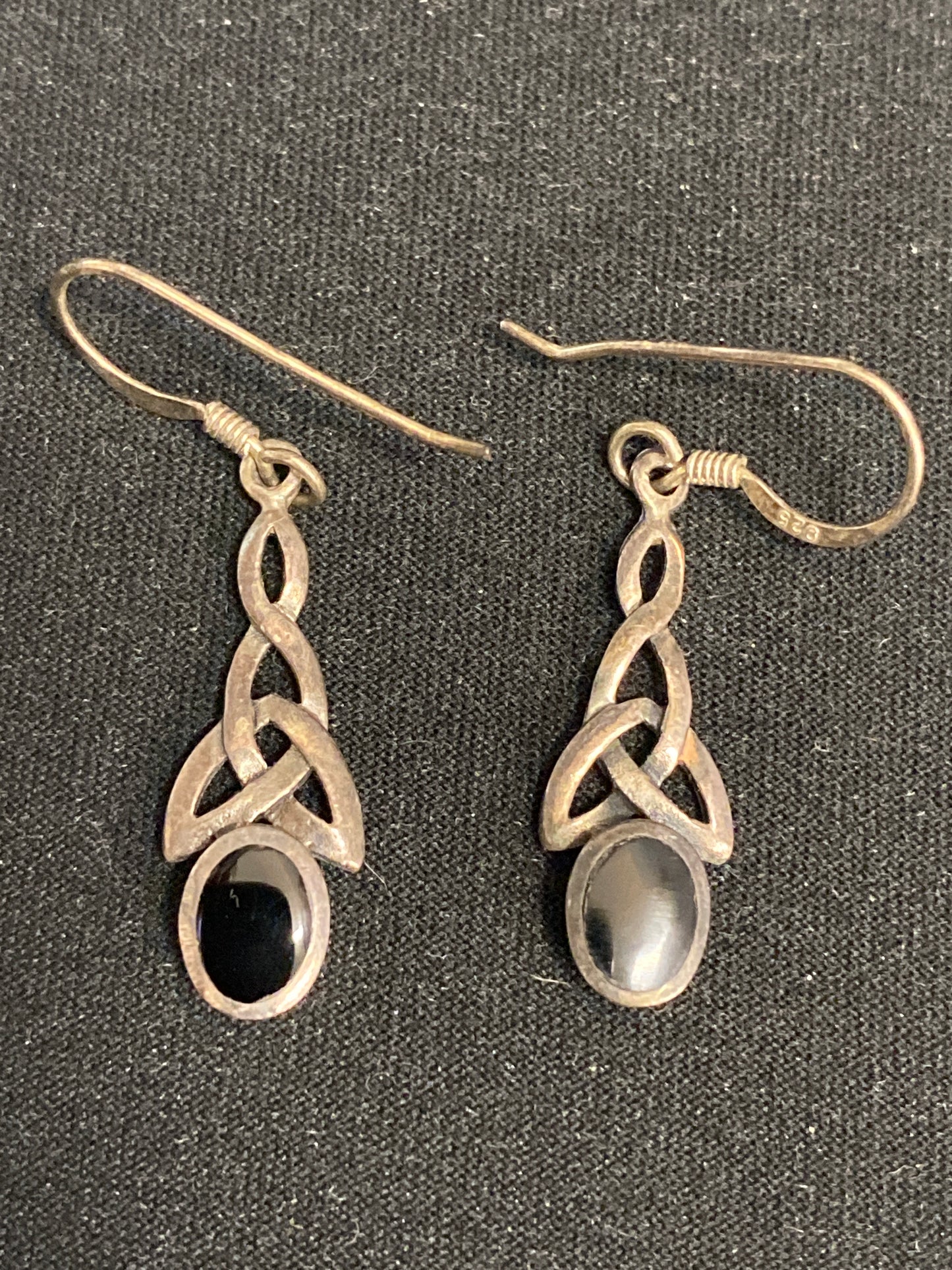Silver Celtic Dangle Earing's
