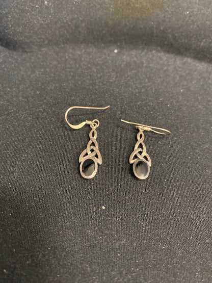 Silver Celtic Dangle Earing's