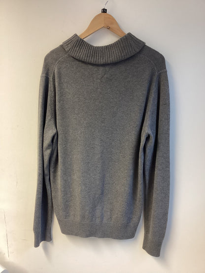 Tommy Hilfiger, Grey long sleeve jumper, Size L