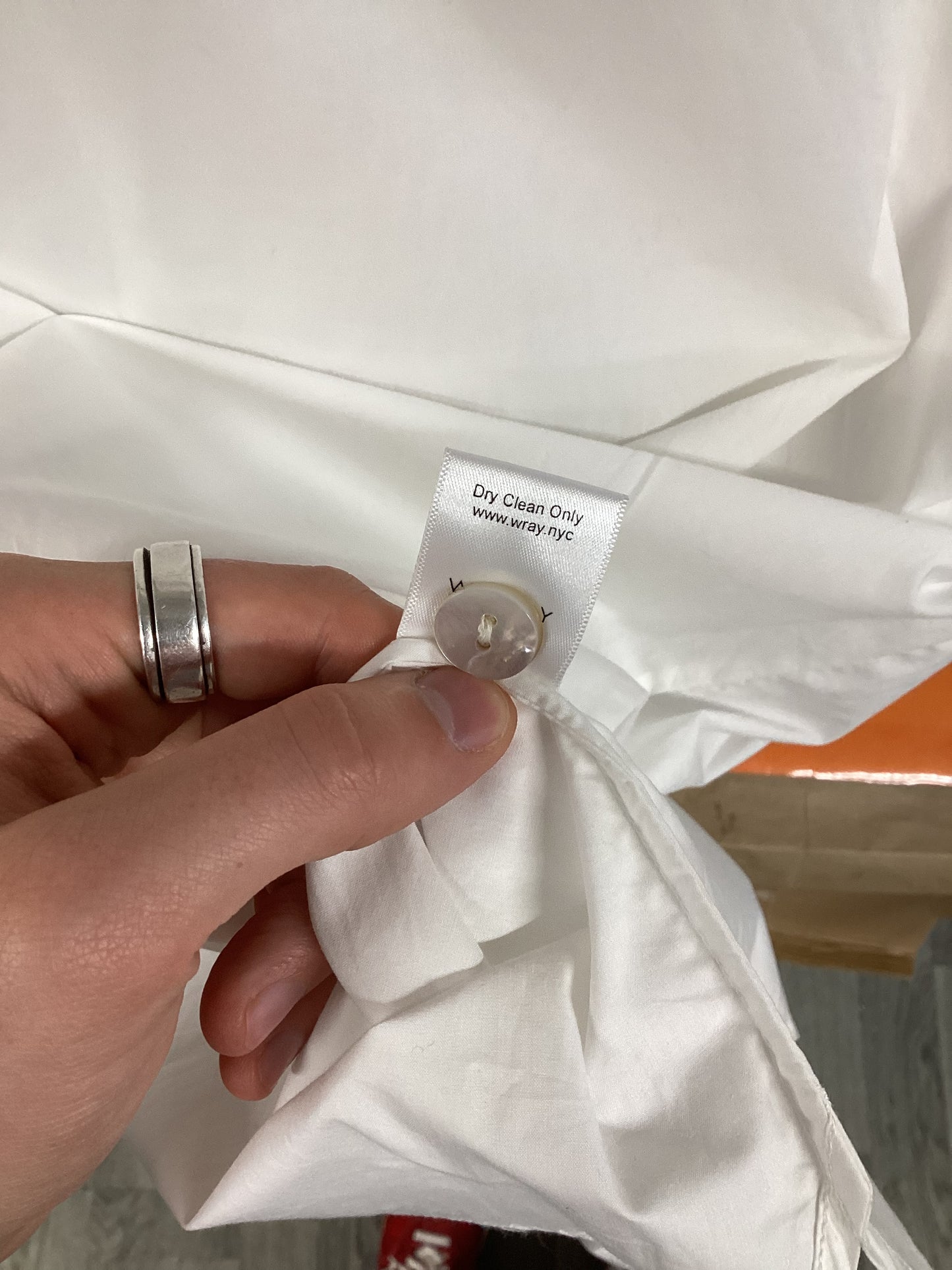 Wray White Madison Oversized Blouse Size XXS