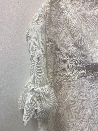 BNWT Three Floor Cream Lace Dress Size 12