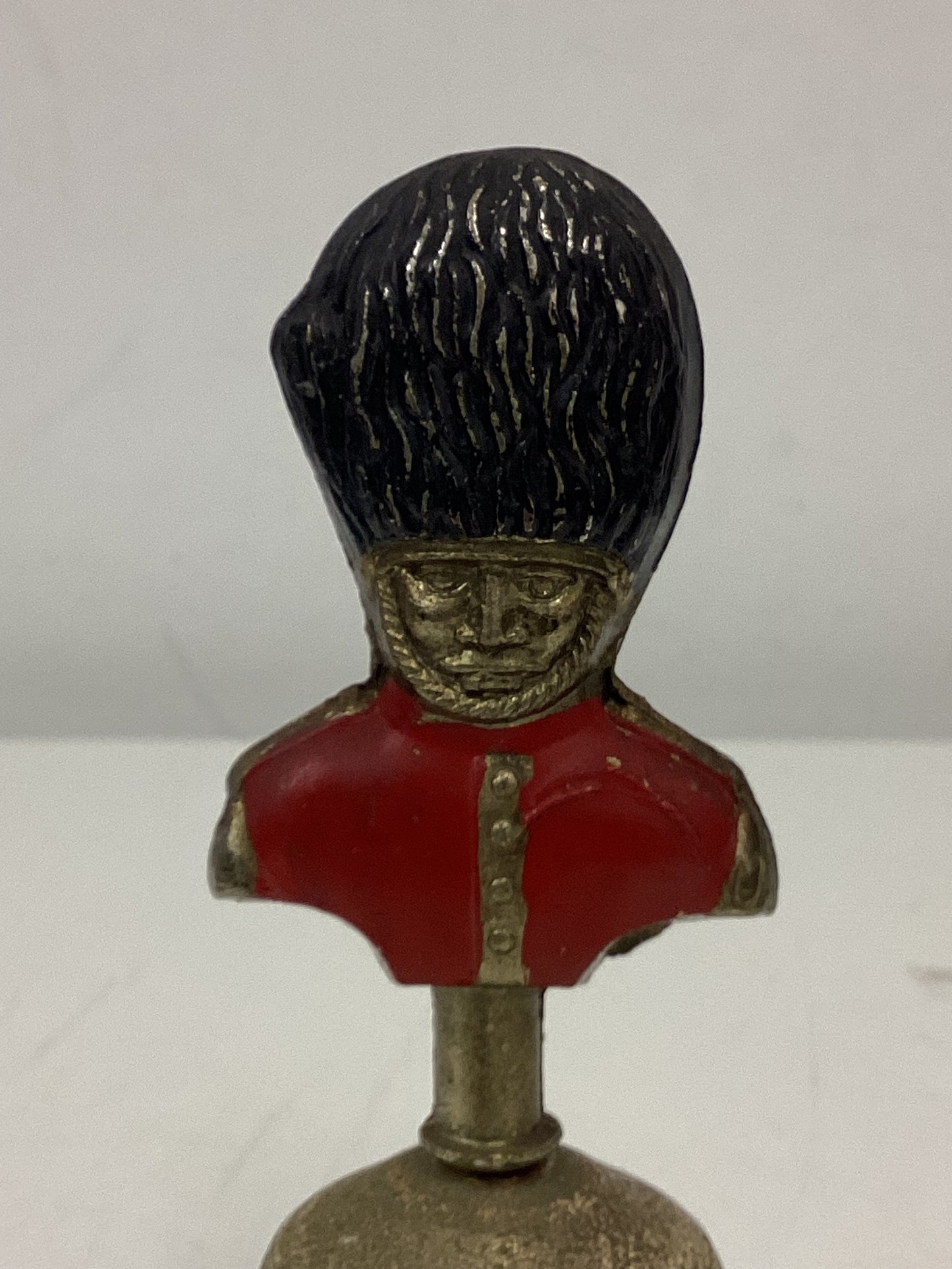 Brass Bell & Brass Bottle Opener Beefeater Soldiers