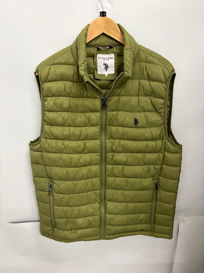 U.S. Polo Assn. Green Lightweight Men’s Puffer Gilet Size XXL