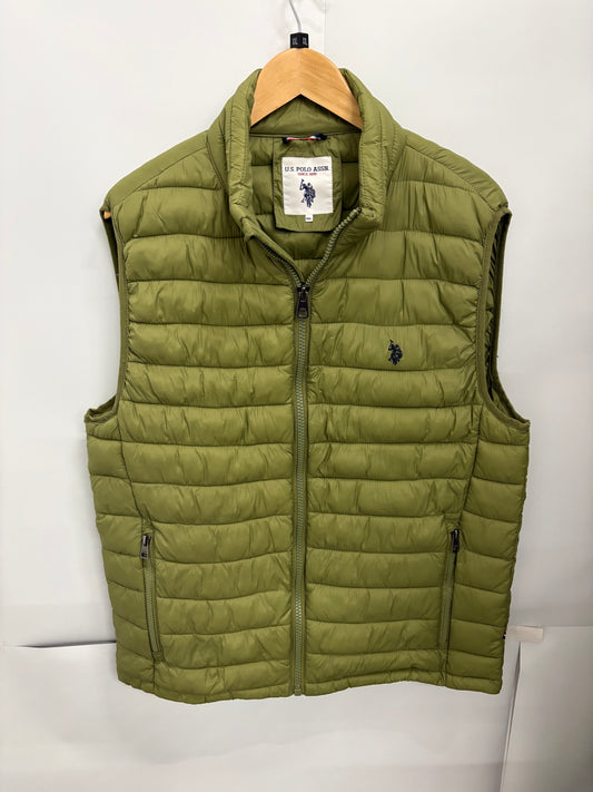 U.S. Polo Assn. Green Lightweight Men’s Puffer Gilet Size XXL