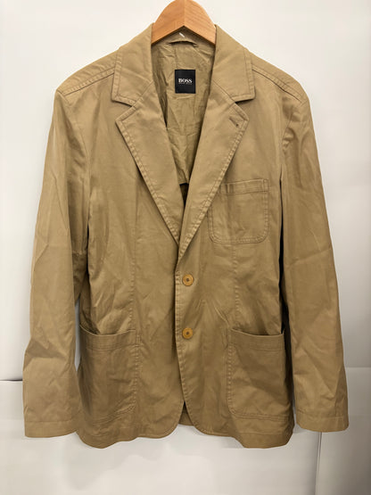 BOSS Hugo Boss Mens Beige Blazer Sports Coat UK Size 38R