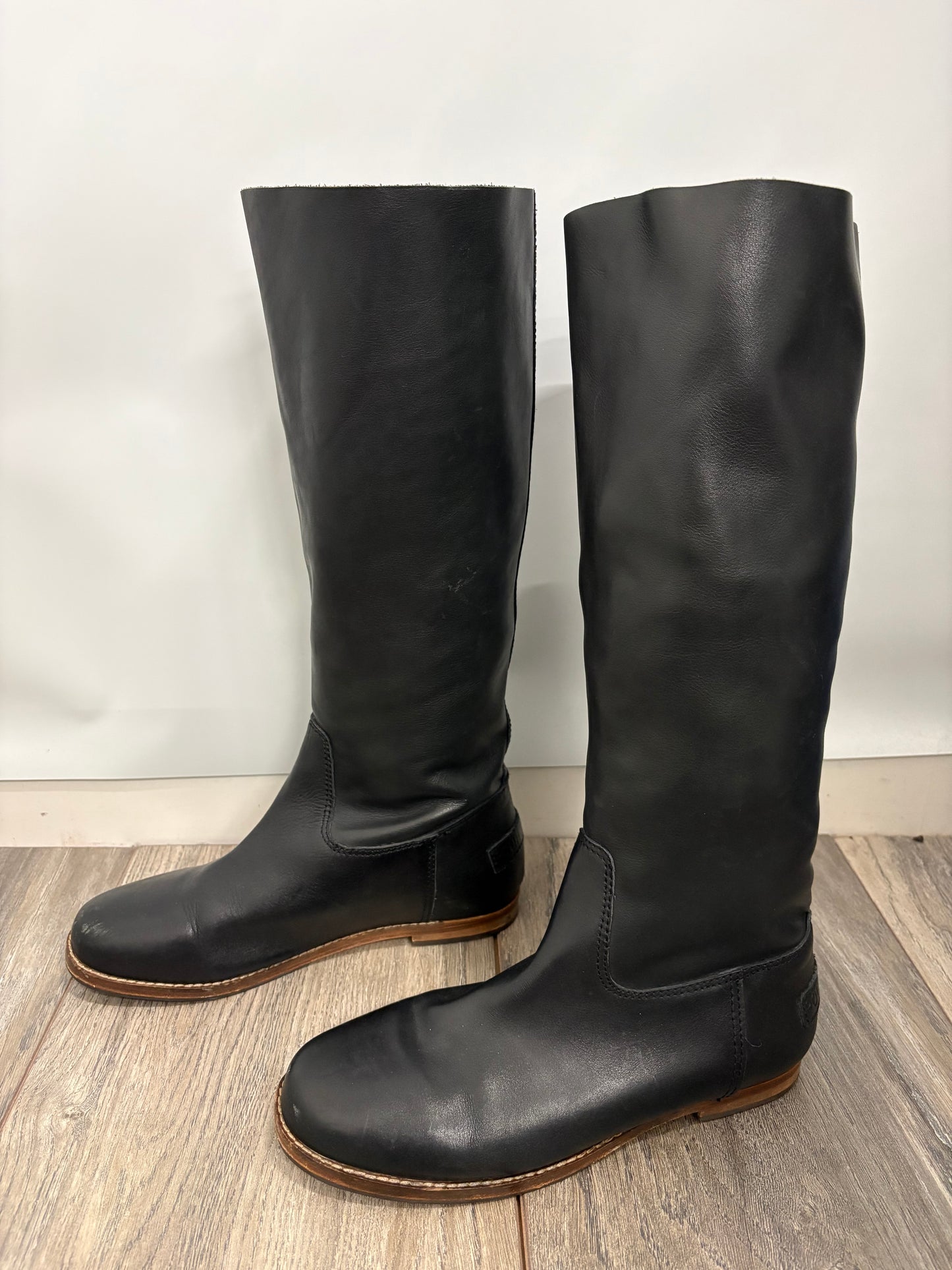 Pour La Victoire Black Leather Riding Boots Size 6.5 (US 8.5)