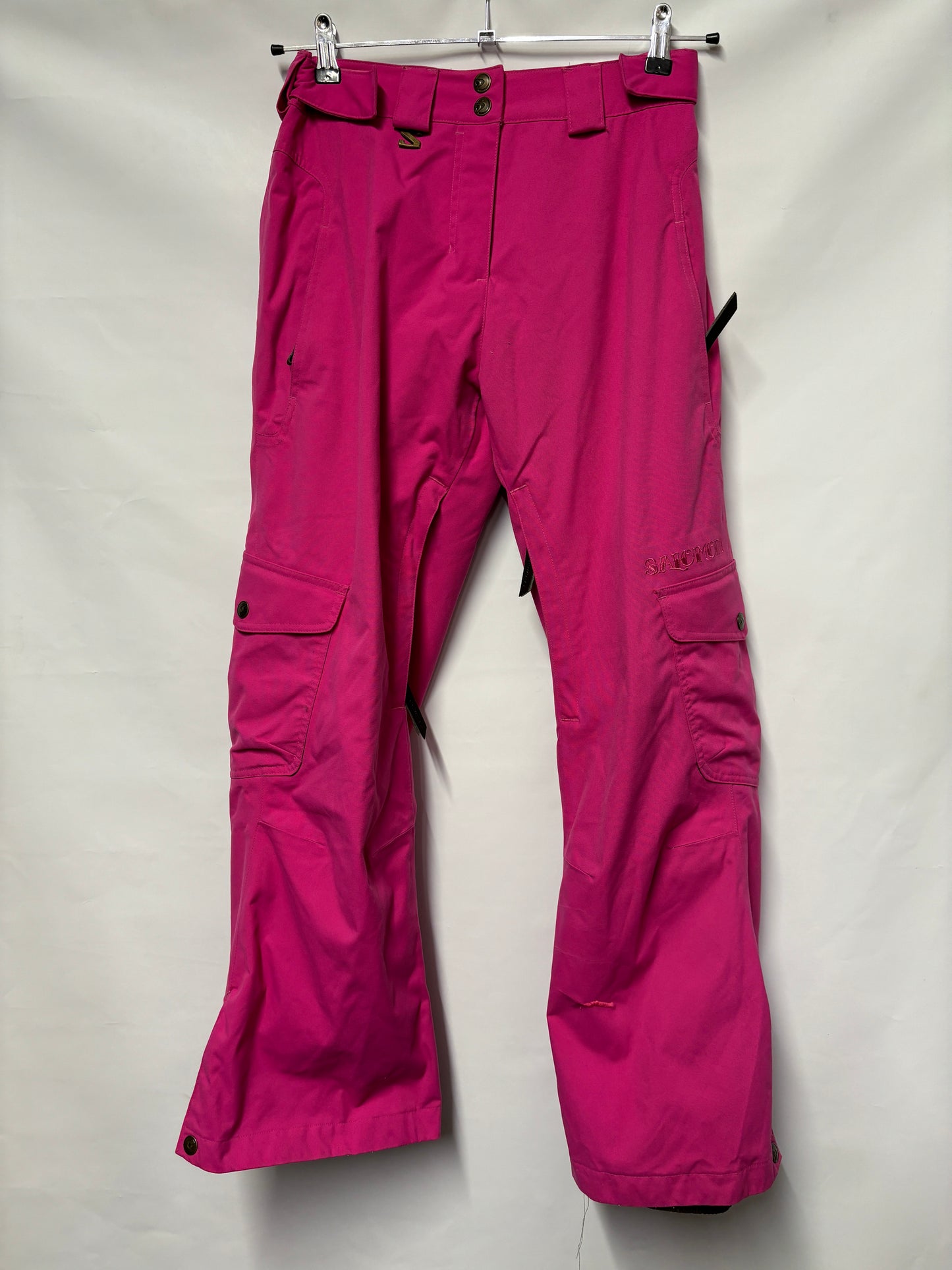 Salomon Pink Two Piece Waterproof Clima Pro 10,000/ Acti Loft Ski Set Small - Medium