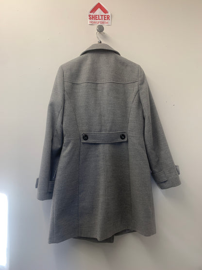 Miss Selfridge Grey Trench Coat Size 12