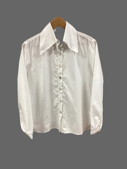 Wray White Madison Oversized Blouse Size XXS