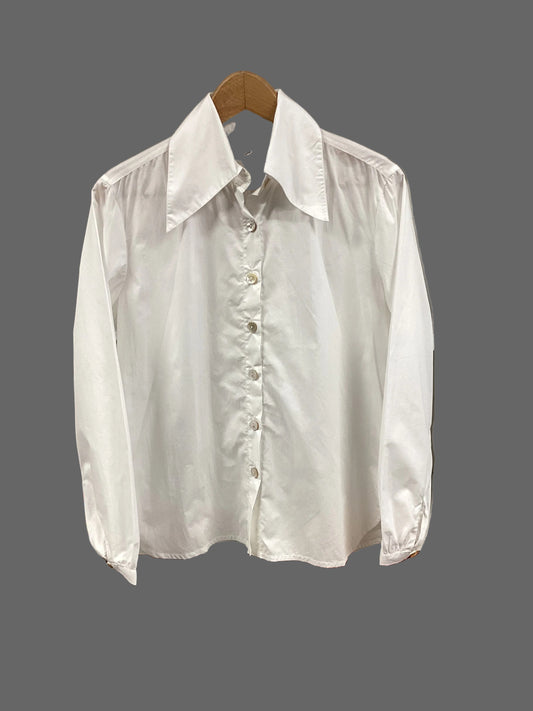 Wray White Madison Oversized Blouse Size XXS