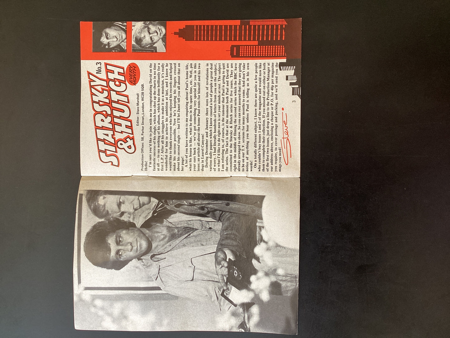 Starsky  & Hutch February 1977 No.3 Magazine