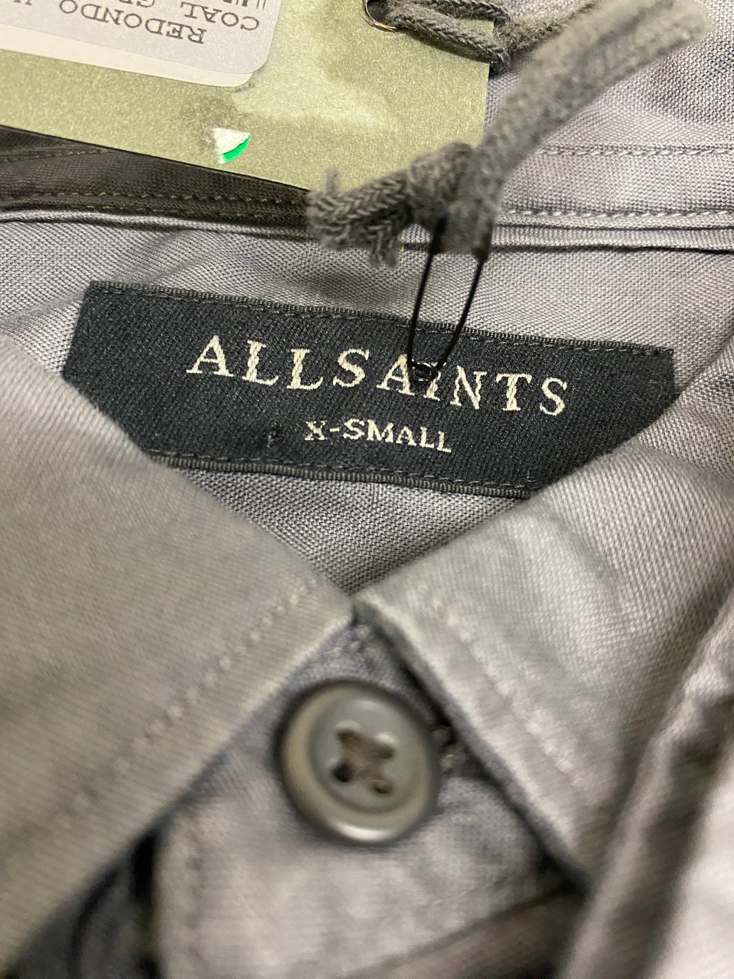 BNWT All Saints Redondo Grey Shirt XS