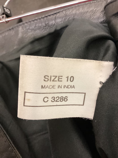 Vintage 90’s Y2K Black Leather Pants Size Small 24” Waist