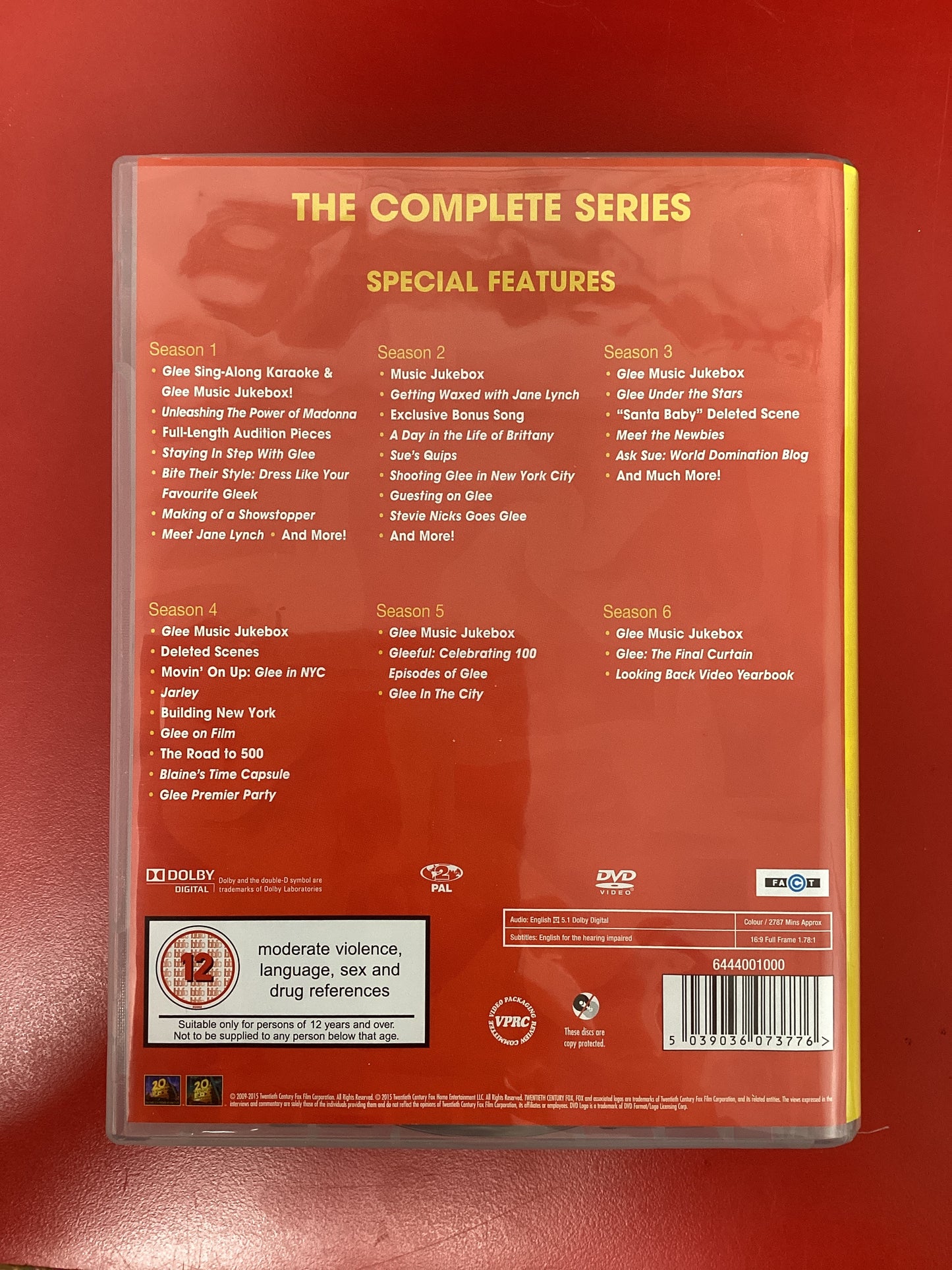 Glee The Complete Series All 6 Seasons DVD Box Set