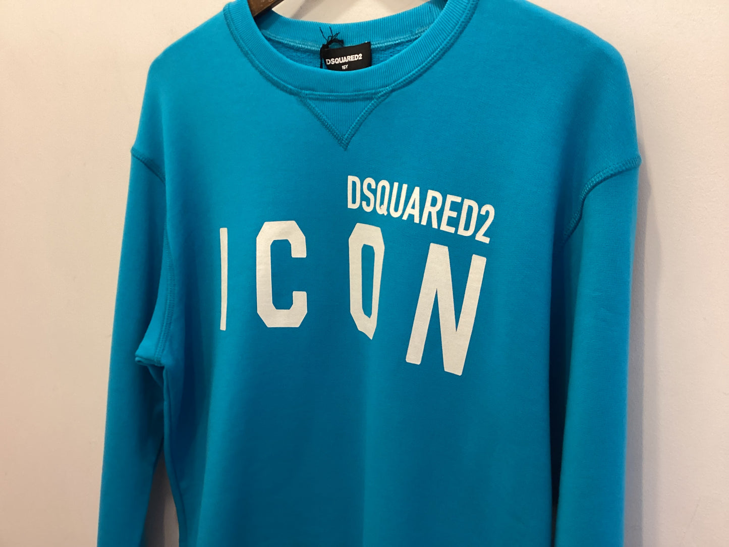 BNWT Dsquared2 Blue Sweater Size 16 Year