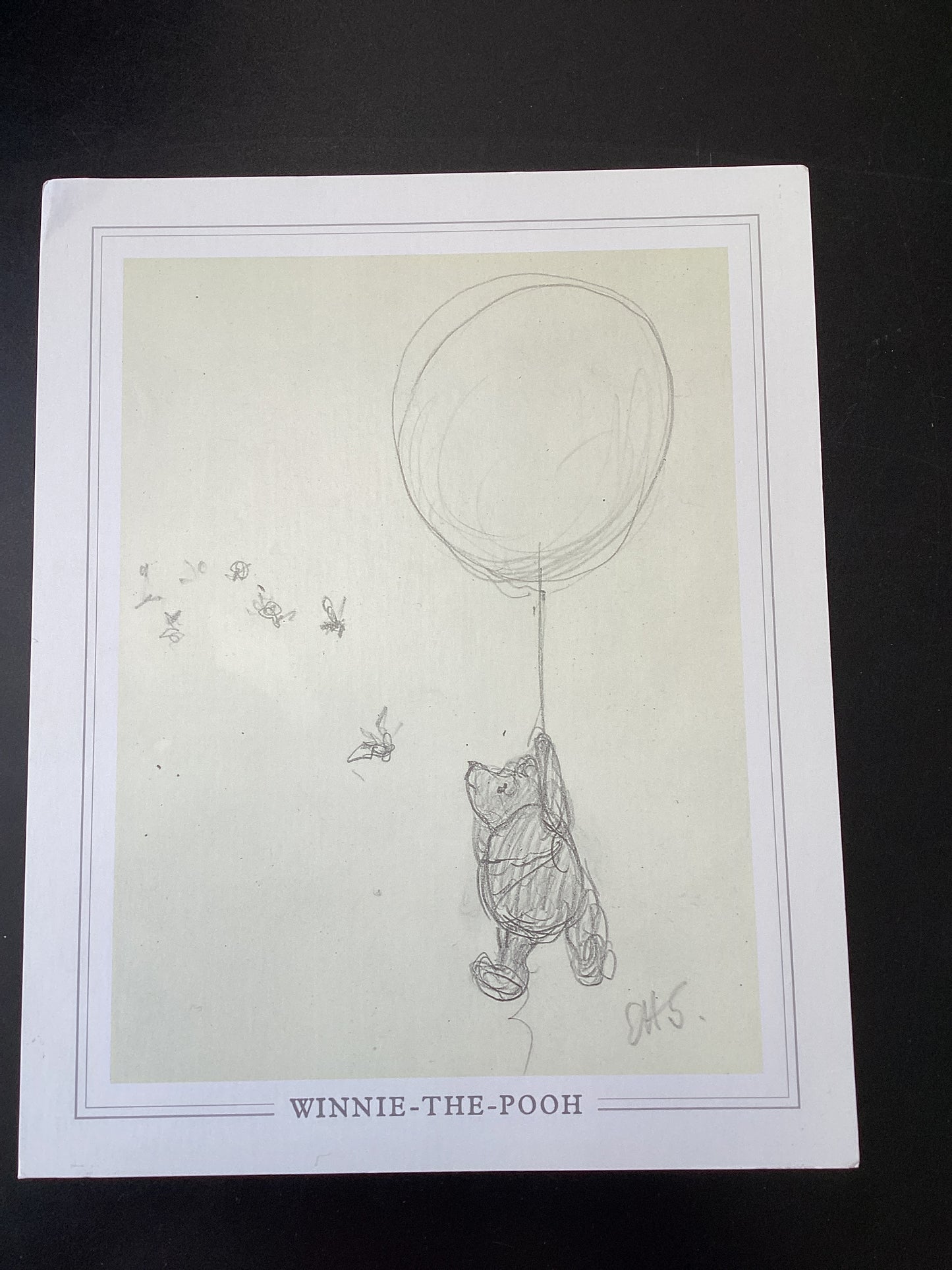 Set of 4 Winnie the Pooh Prints