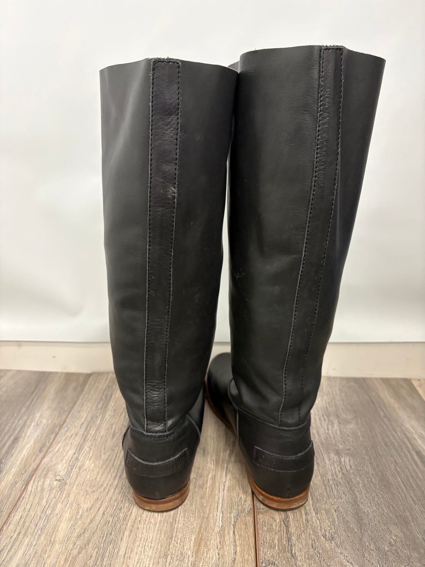 Pour La Victoire Black Leather Riding Boots Size 6.5 (US 8.5)