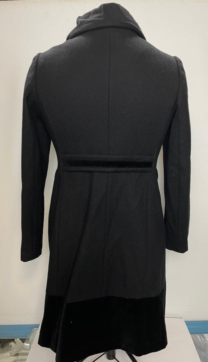 Boden Black Wool Coat Size 10