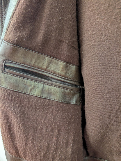 Vali Leatherwear Brown Leather Jacket Size L
