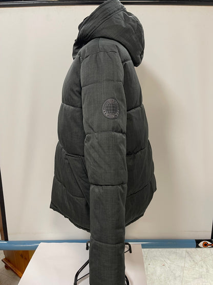 Burton Menswear Grey Puffer Jacket XL