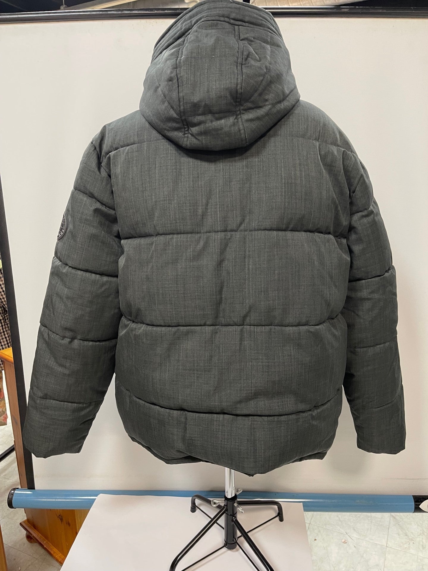 Burton Menswear Grey Puffer Jacket XL