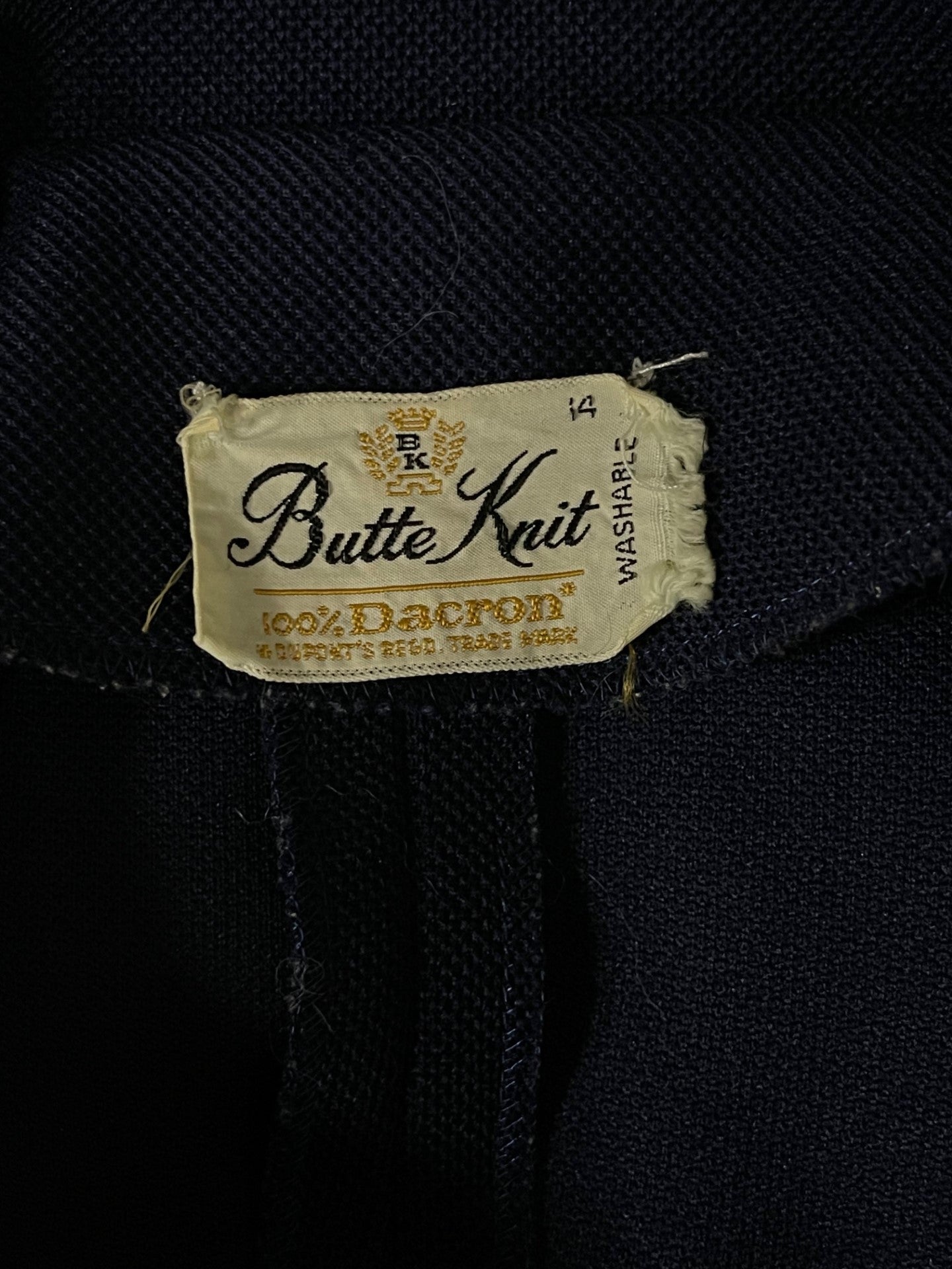 Butte Knit Vintage Blue Blazer Size 14