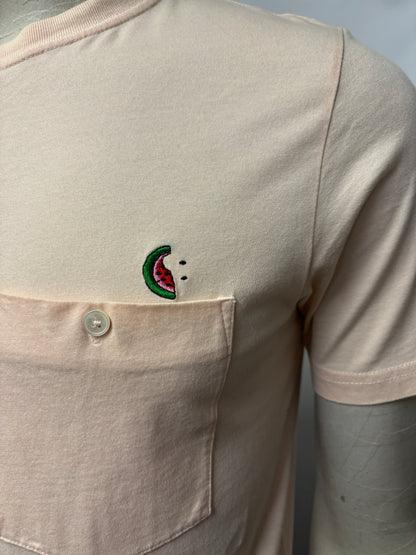 Paul Smith Peach Watermelon Pocket T-shirt Small