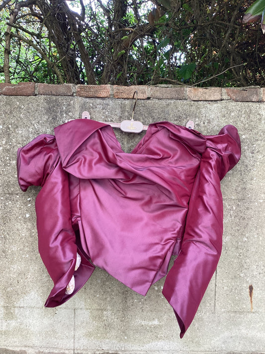Vintage Vivienne Westwood Pink Taffeta Corset Size 16
