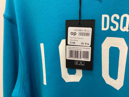 BNWT Dsquared2 Blue Sweater Size 16 Year