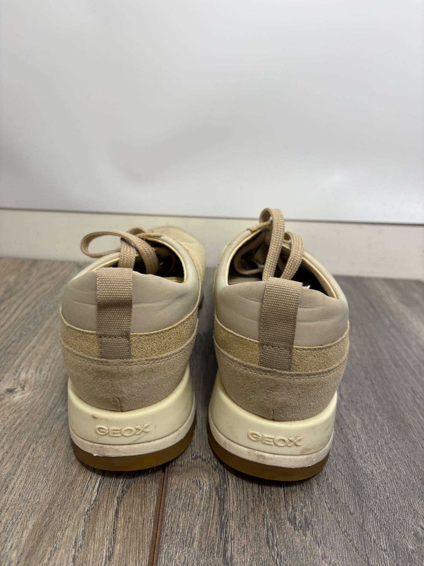Geox Womens D Tabelya A Beige Trainers Size 6