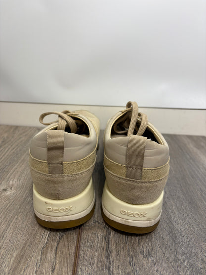 Geox Womens D Tabelya A Beige Trainers Size 6
