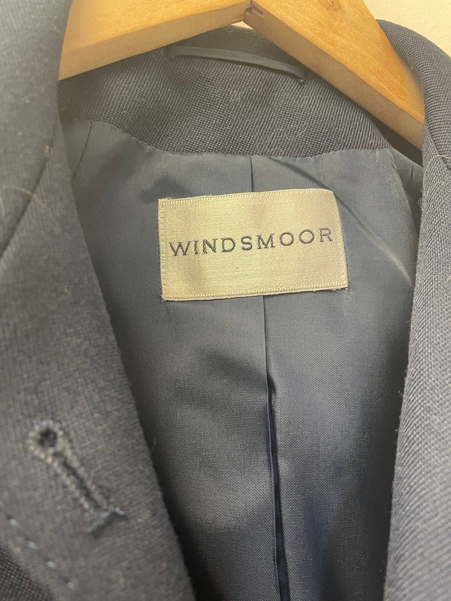 Vintage Windsmoor 3 Piece Suit Navy Size 10