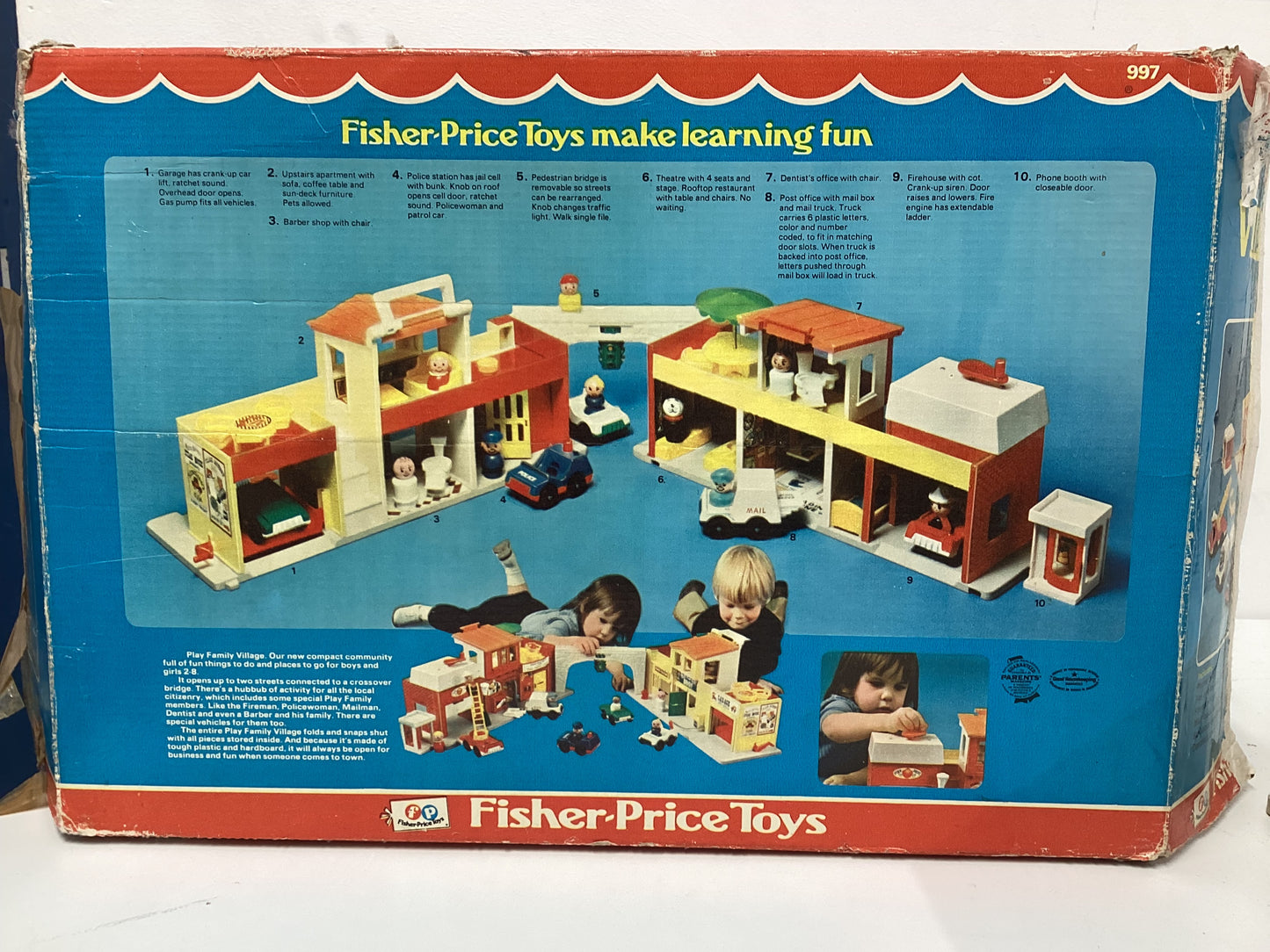Fisher Price Vintage Play Family Village