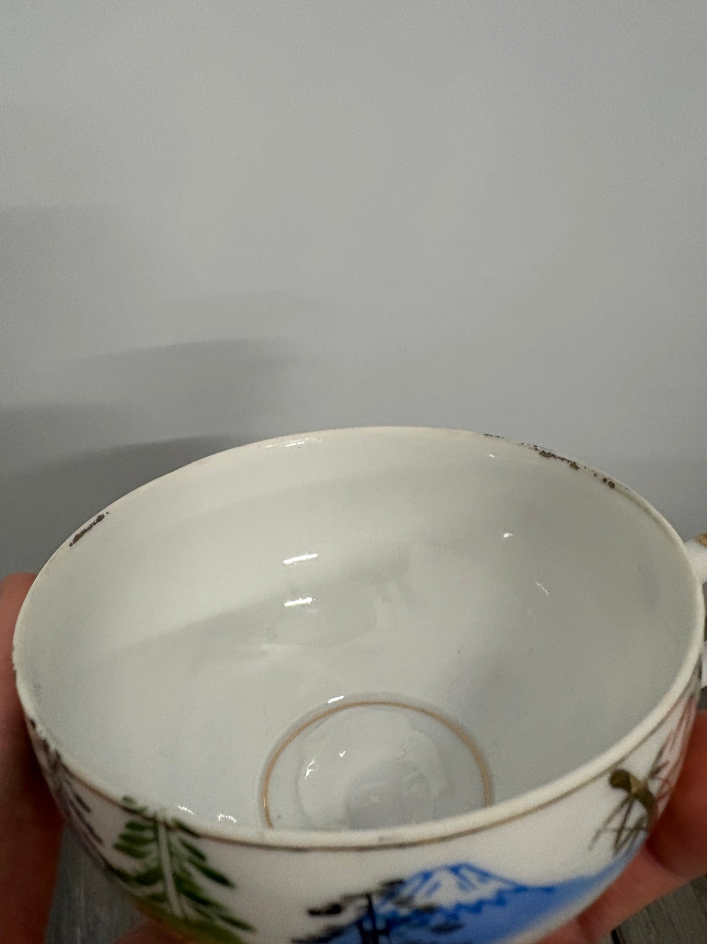 Vintage Kutani Japanese Eggshell Porcelain 21-Piece Teaset