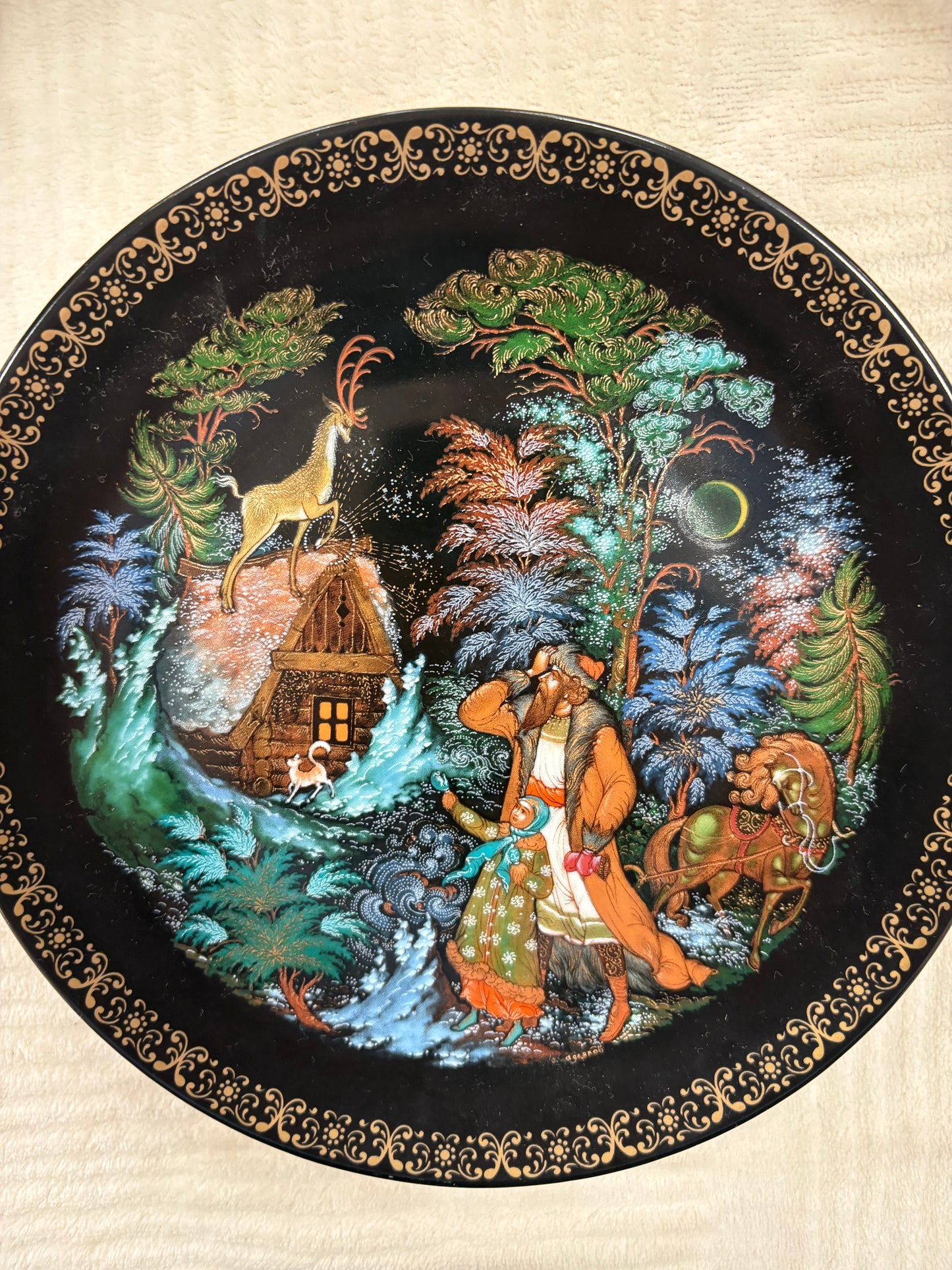 10x Vintage Tianex Russian Legends Collector Plates