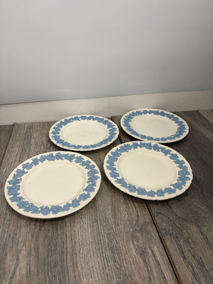 Vintage 1960s Wedgwood Embossed Queen's Ware 24-Piece Collection