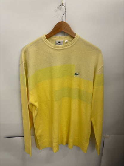 Lacoste Vintage Yellow Knitted Mens Jumper UK Size XL - BNWT