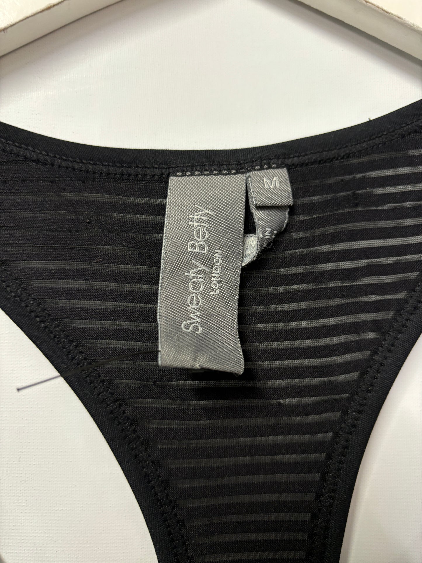 Sweaty Betty Black Exercise Vest Medium