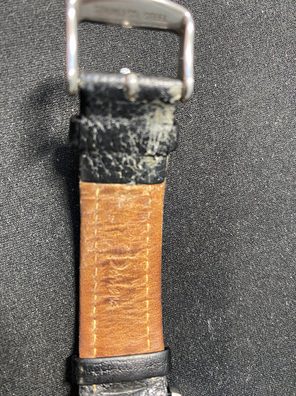 Archimede Pilot Sapphire Crystal Automatic Wrist Watch with Black Leather Strap