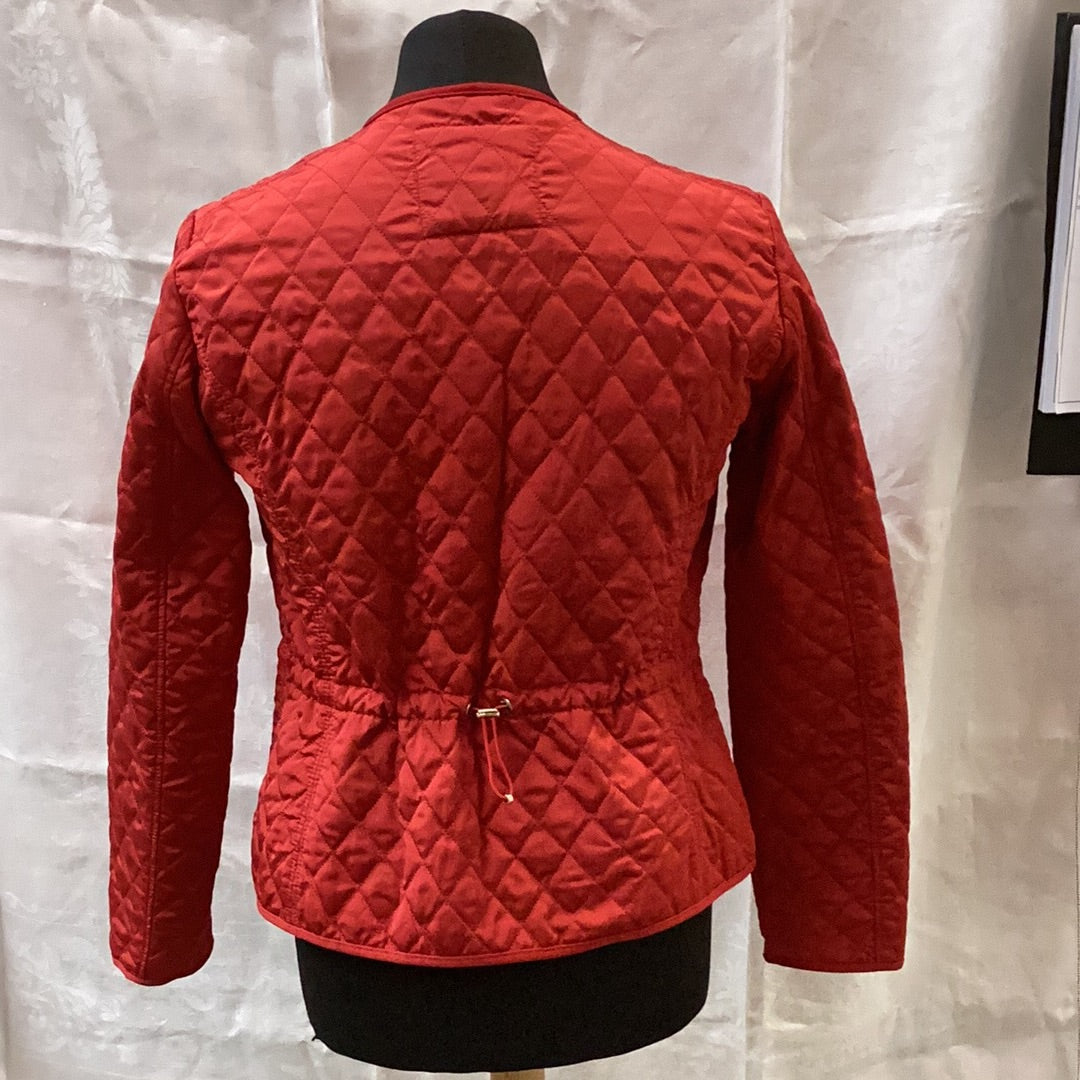 Massimo Dutti Red Quilted Jacket_EUR XL/USA XL