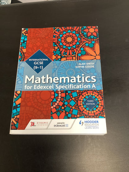Mathematics for Edexcel Specification A - Alan Smith and Sophie Goldie